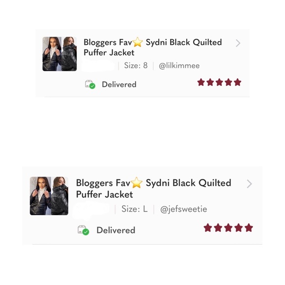 Bloggers Fav 5⭐ Sydni Black Quilted Puffer Jacket - Picture 10 of 11